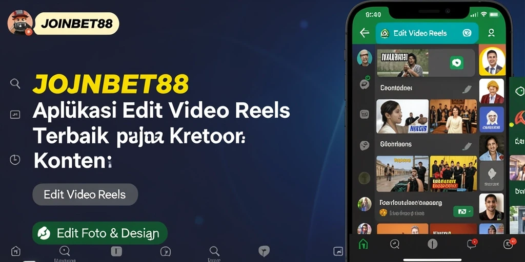 Tampilan antarmuka aplikasi JOINBET88 yang menarik dan user-friendly.