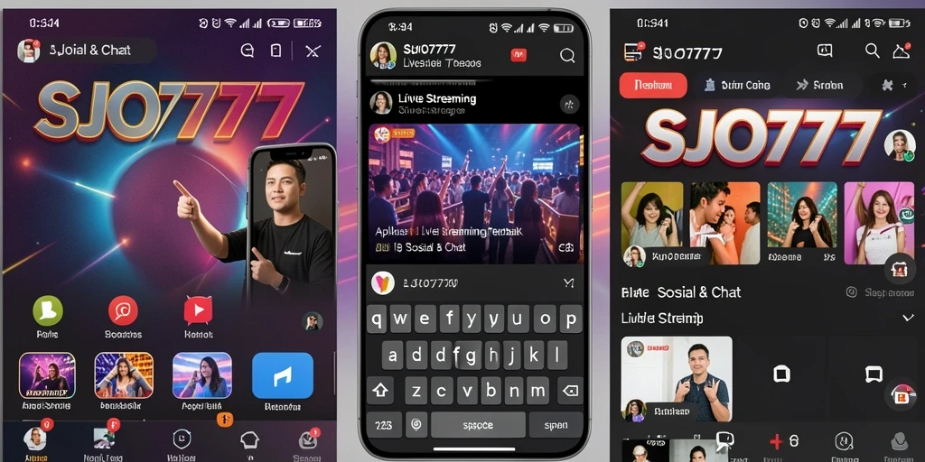 Antarmuka pengguna SJO777 yang intuitif untuk Live Streaming.