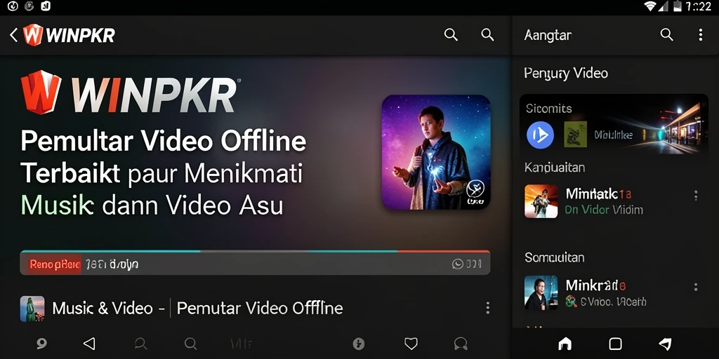Tampilan antarmuka WINPKR yang sederhana dan menarik.
