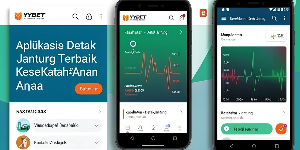 Antarmuka YYBET yang intuitif untuk memantau detak jantung.